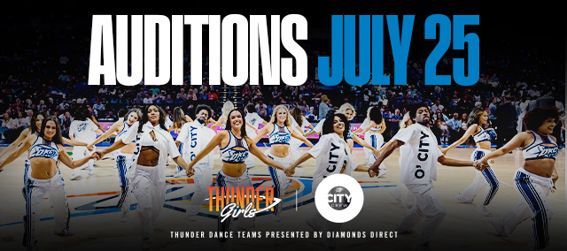 Thunder Girls Auditions July 25